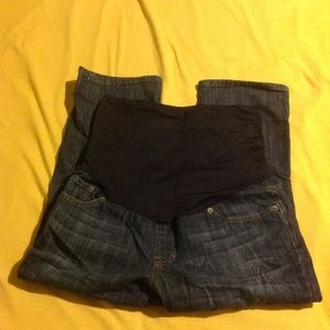 Liz Lange Maternity Denim Capri Jeans